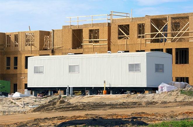 temporary office space rentals at construction site in Roxana